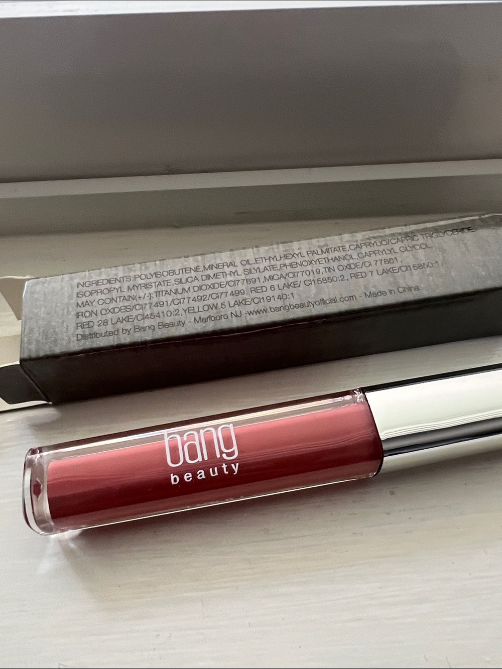 Bang Beauty Creamy Liquid Lipstick — Dusty Rose